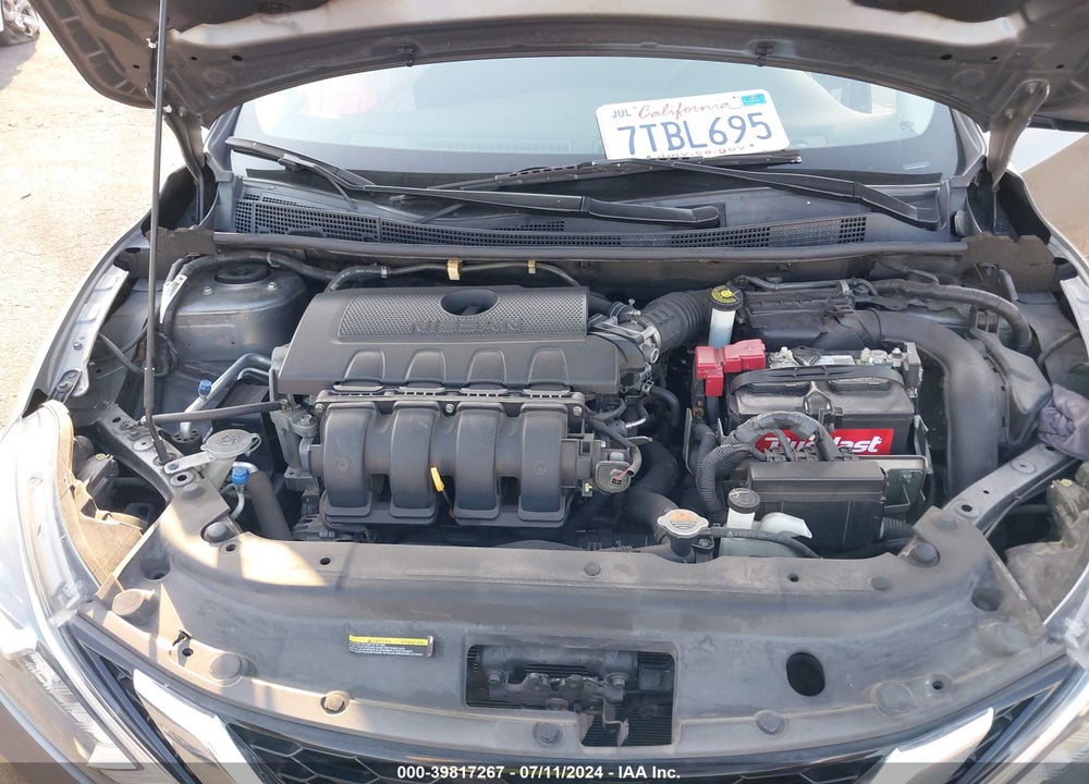 2016 NISSAN SENTRA S VIN: 3N1AB7AP0GY279553