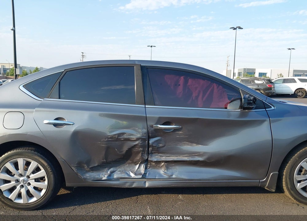 2016 NISSAN SENTRA S VIN: 3N1AB7AP0GY279553