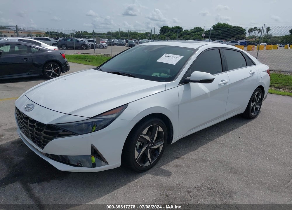 2023 HYUNDAI ELANTRA HYBRID LIMITED VIN: KMHLN4AJ7PU050857