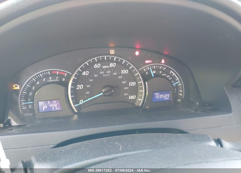 2012 TOYOTA CAMRY LE VIN: 4T4BF1FKXCR179748
