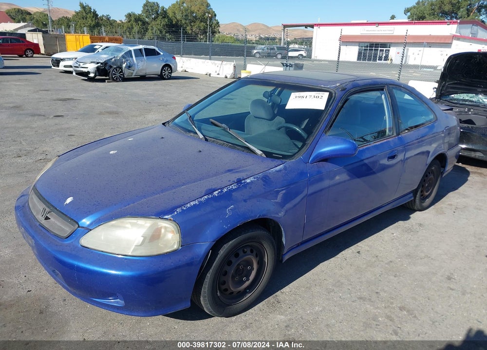 2000 HONDA CIVIC SI VIN: 1HGEM1150YL129278