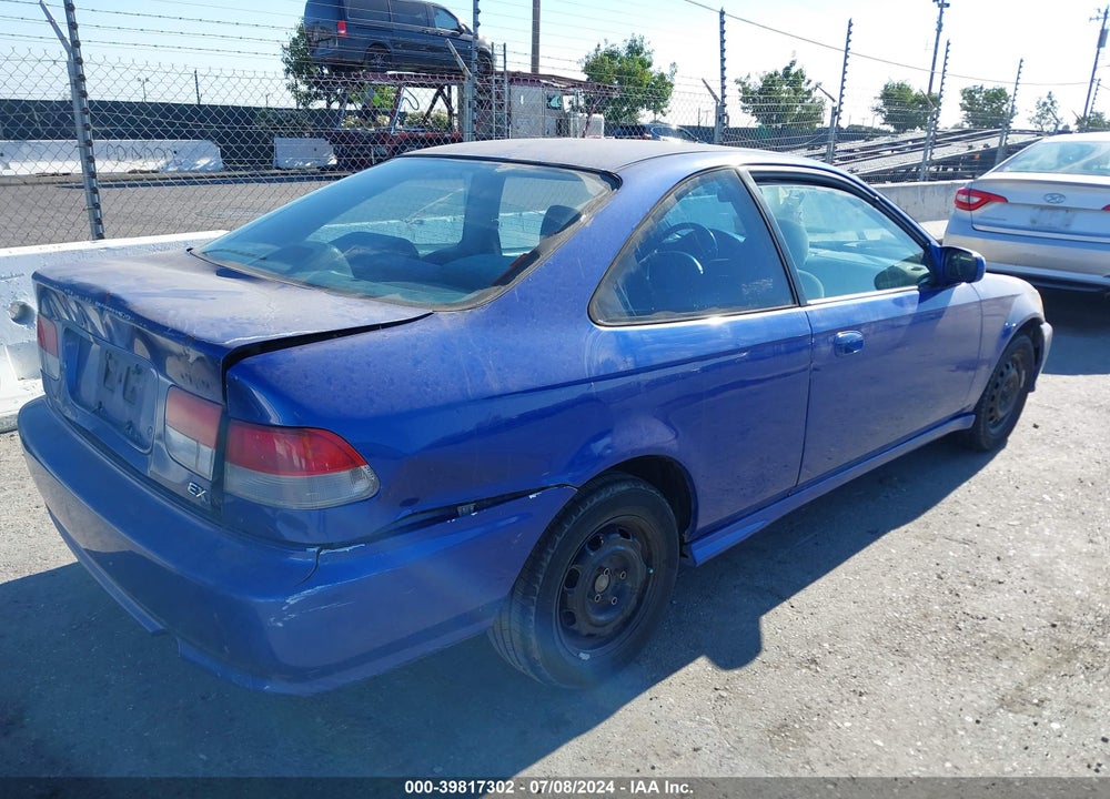 2000 HONDA CIVIC SI VIN: 1HGEM1150YL129278