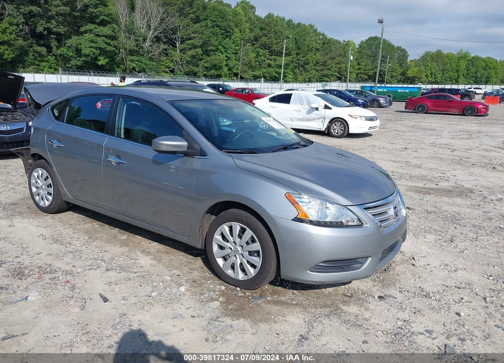 2014 NISSAN SENTRA S VIN: 3N1AB7AP2EY249077