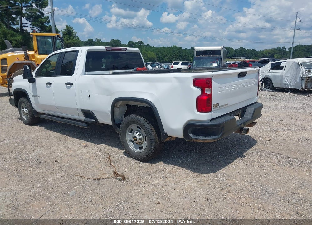 2021 CHEVROLET SILVERADO 2500HD 4WD DOUBLE CAB LONG BED WT VIN: 1GB2YLE74MF272647