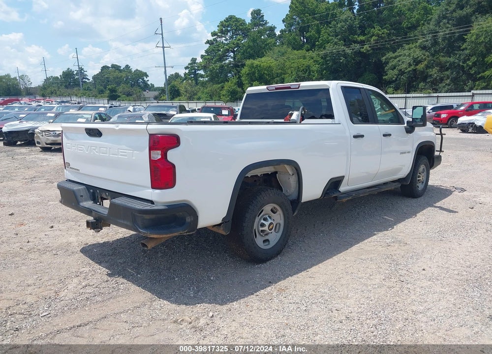 2021 CHEVROLET SILVERADO 2500HD 4WD DOUBLE CAB LONG BED WT VIN: 1GB2YLE74MF272647