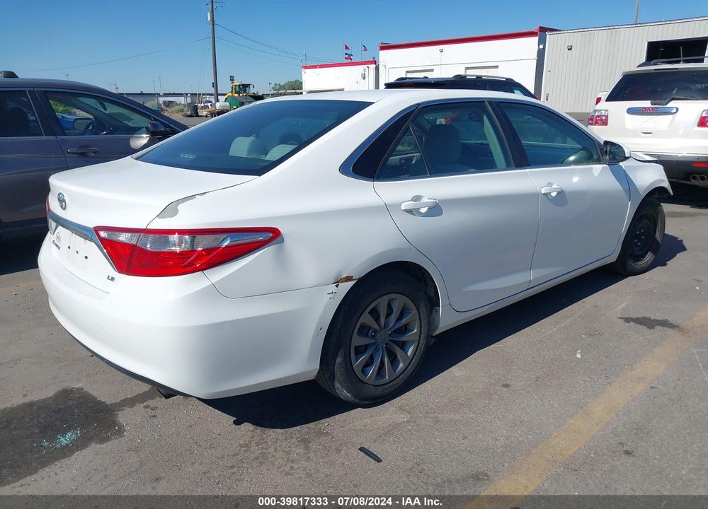 2015 TOYOTA CAMRY LE VIN: 4T4BF1FK2FR476985