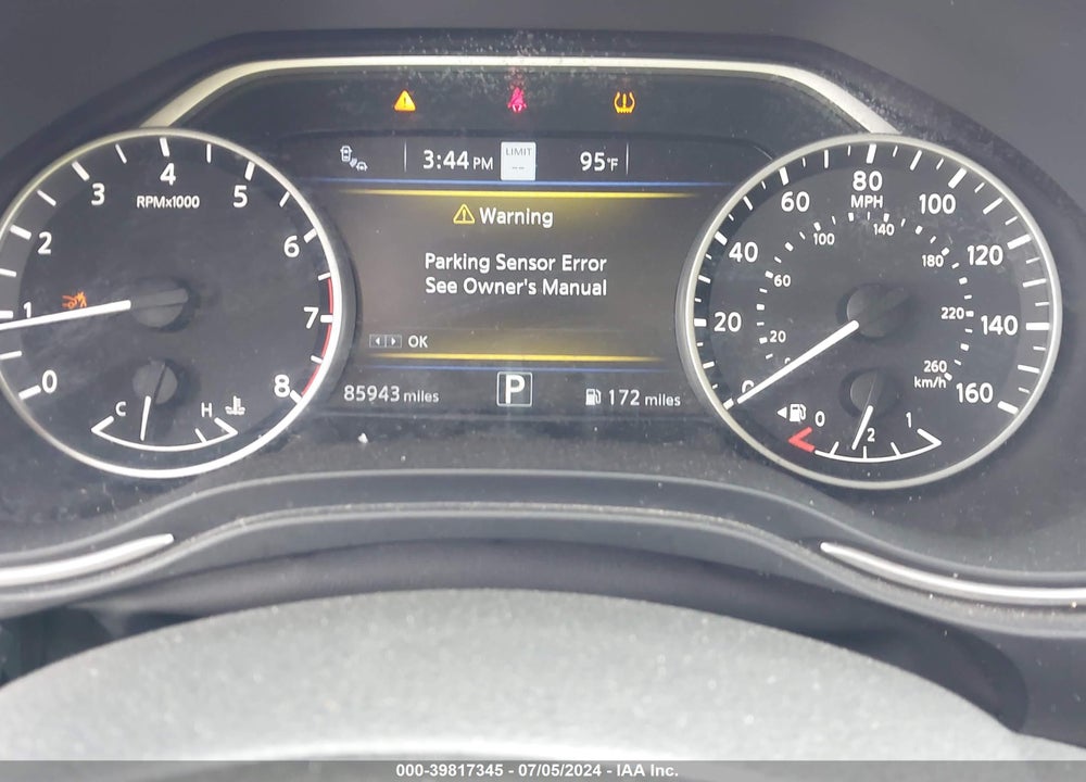 2020 NISSAN MAXIMA SL XTRONIC CVT VIN: 1N4AA6DV0LC377852