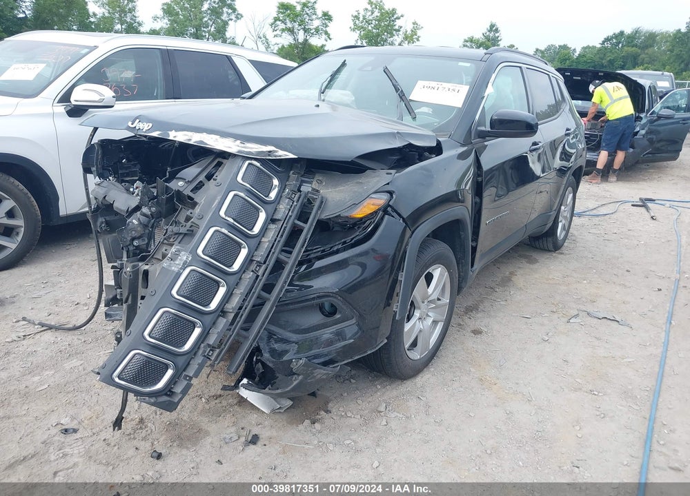 2022 JEEP COMPASS LATITUDE FWD VIN: 3C4NJCBB7NT217963