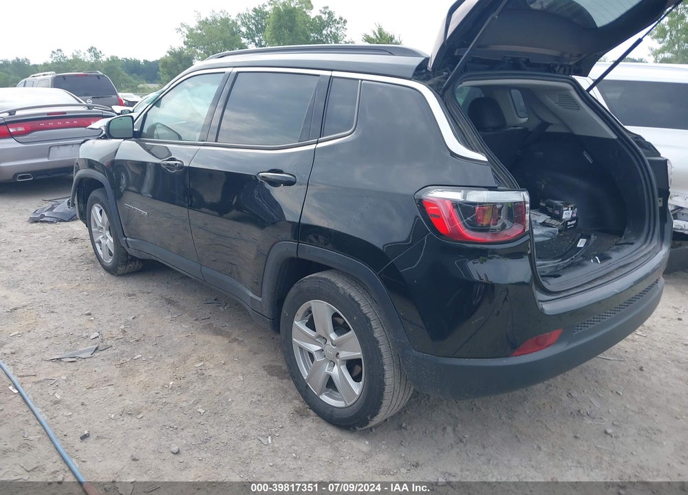 2022 JEEP COMPASS LATITUDE FWD VIN: 3C4NJCBB7NT217963