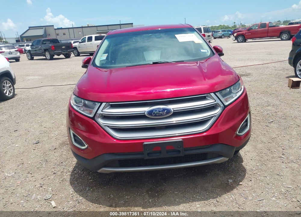 2015 FORD EDGE TITANIUM VIN: 2FMTK3K93FBB27302