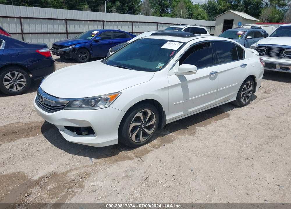 2017 HONDA ACCORD EX-L V6 VIN: 1HGCR3F83HA020199