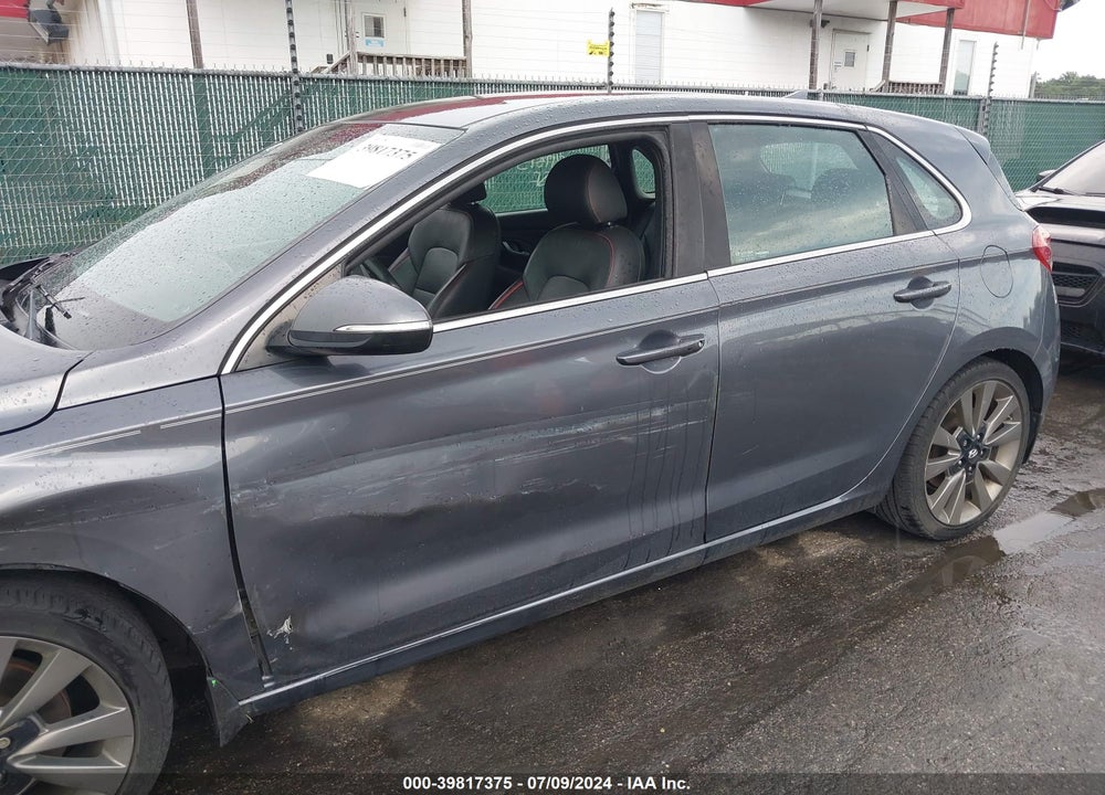 2018 HYUNDAI ELANTRA GT SPORT VIN: KMHH55LC3JU015265