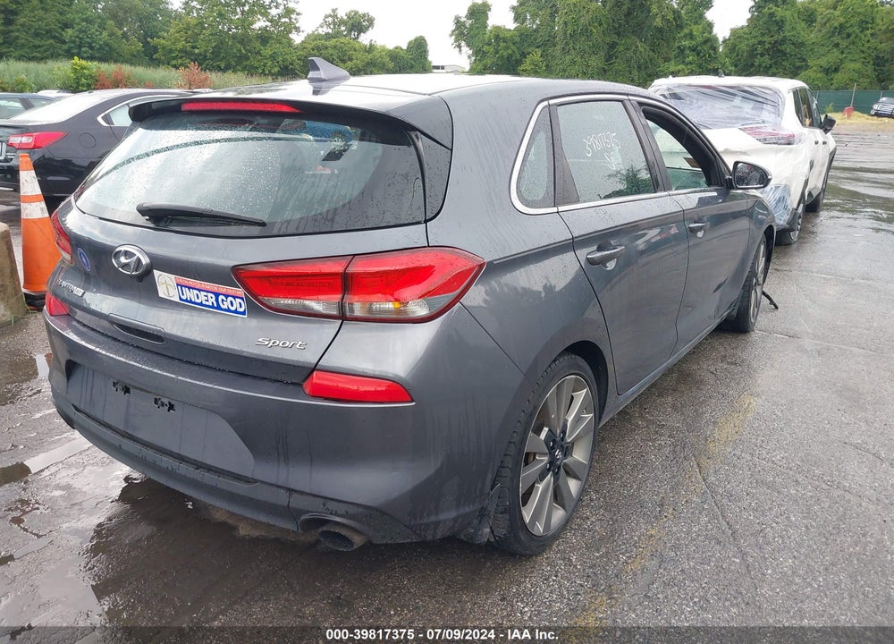 2018 HYUNDAI ELANTRA GT SPORT VIN: KMHH55LC3JU015265
