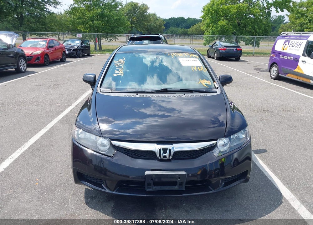 2009 HONDA CIVIC LX VIN: 2HGFA165X9H365604