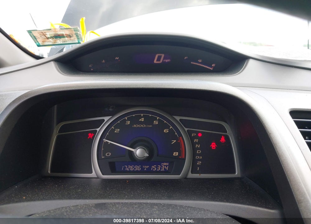 2009 HONDA CIVIC LX VIN: 2HGFA165X9H365604