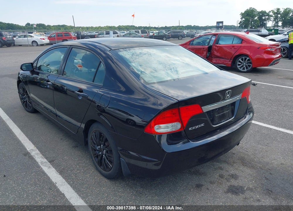 2009 HONDA CIVIC LX VIN: 2HGFA165X9H365604