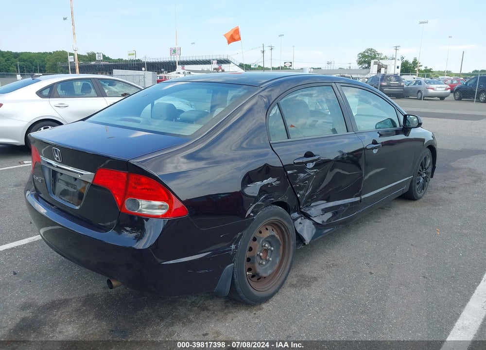 2009 HONDA CIVIC LX VIN: 2HGFA165X9H365604
