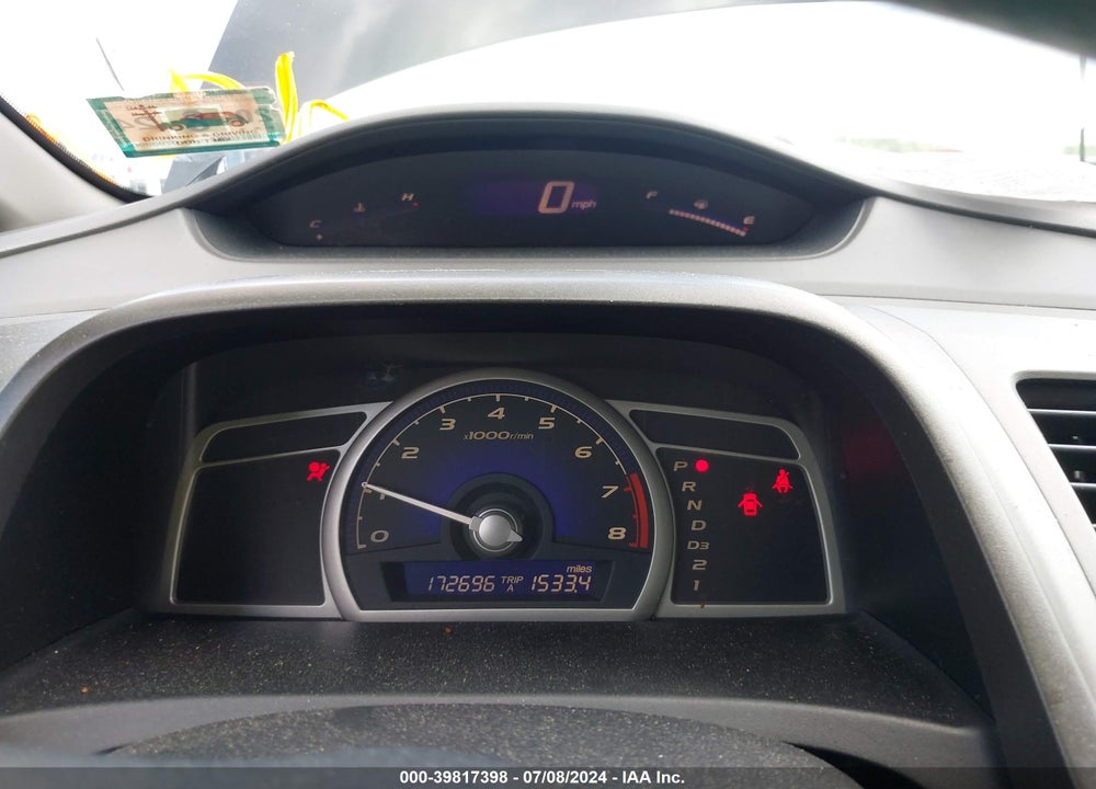 2009 HONDA CIVIC LX VIN: 2HGFA165X9H365604