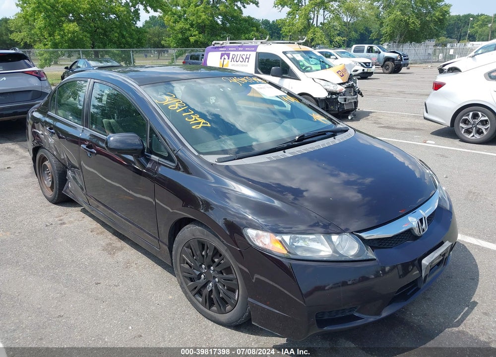 2009 HONDA CIVIC LX VIN: 2HGFA165X9H365604