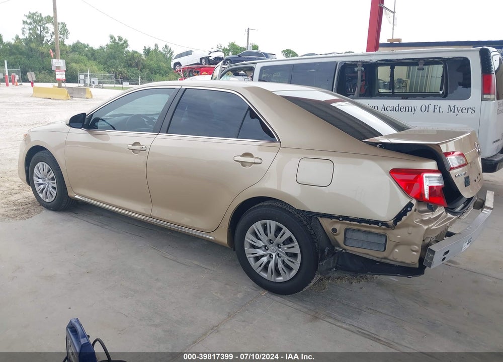 2012 TOYOTA CAMRY LE VIN: 4T1BF1FK9CU088285