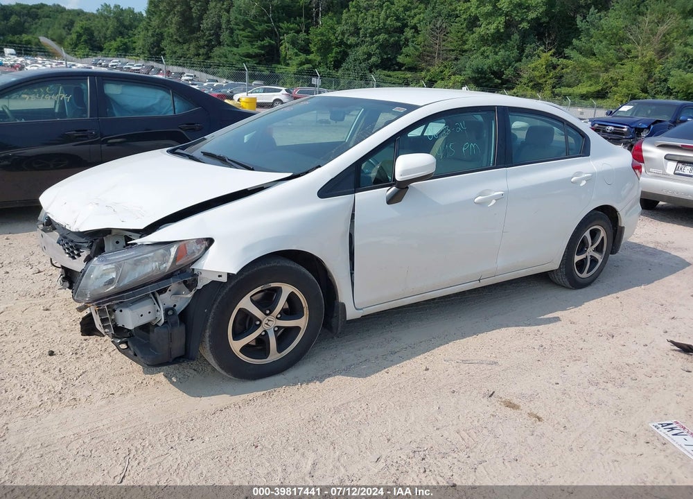 2015 HONDA CIVIC SE VIN: 19XFB2F70FE085152