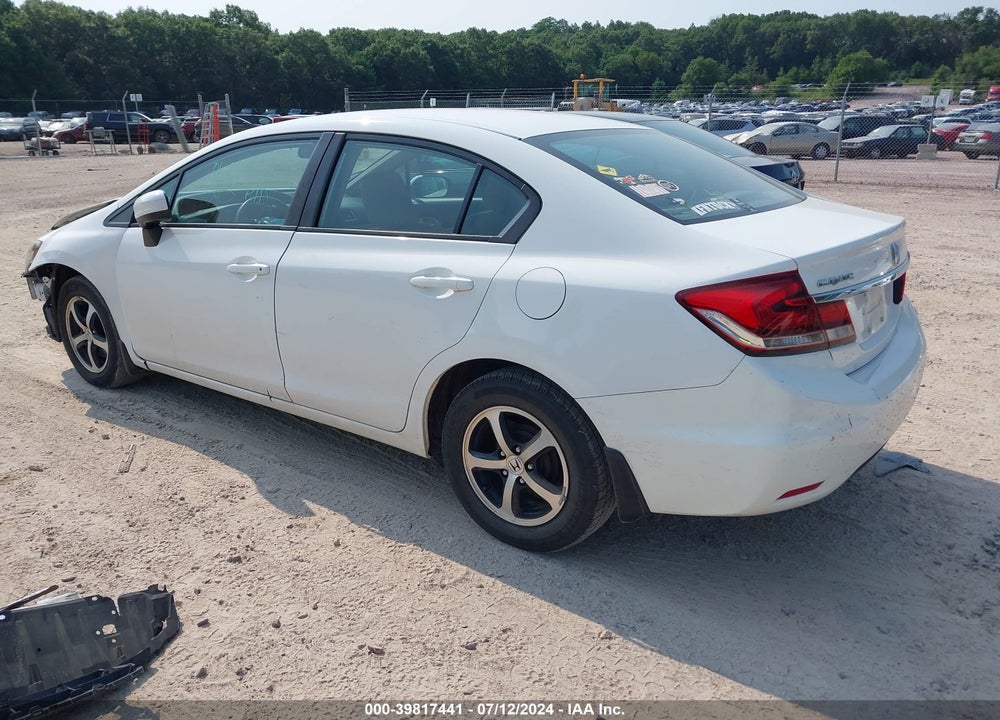 2015 HONDA CIVIC SE VIN: 19XFB2F70FE085152