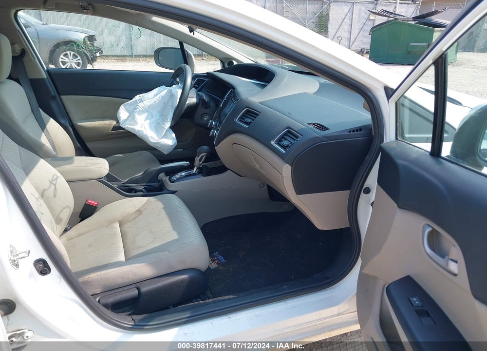 2015 HONDA CIVIC SE VIN: 19XFB2F70FE085152