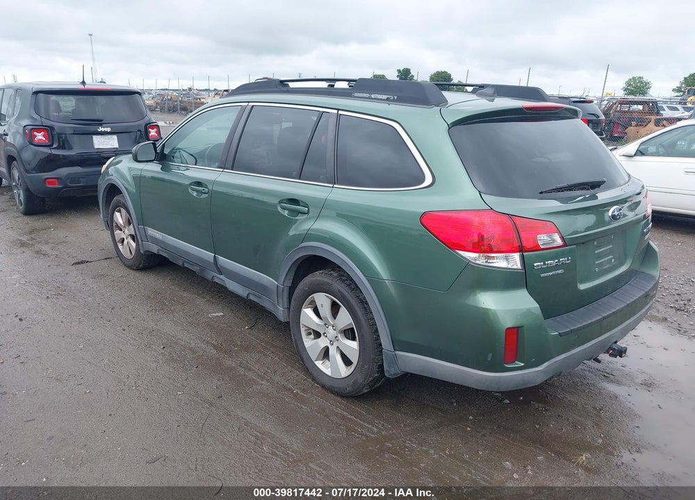2011 SUBARU OUTBACK 2.5I LIMITED VIN: 4S4BRBKC9B3340021