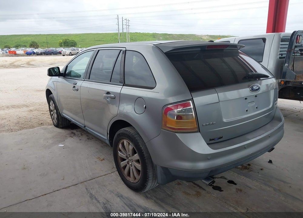 2007 FORD EDGE SEL VIN: 2FMDK38C27BB03534