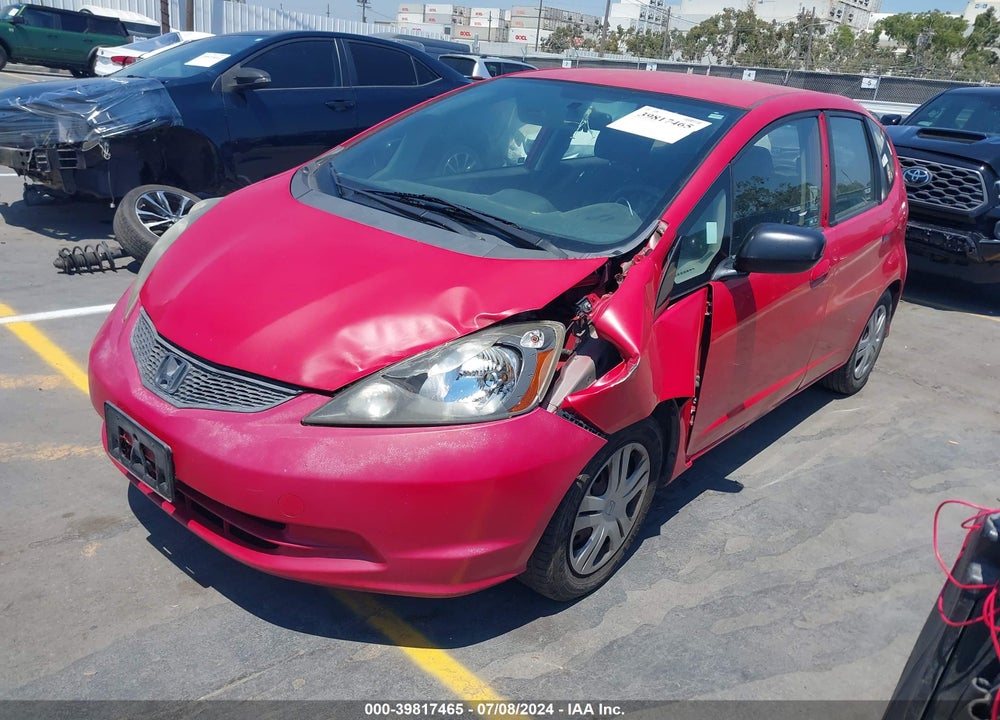 2010 HONDA FIT VIN: JHMGE8H29AC038197