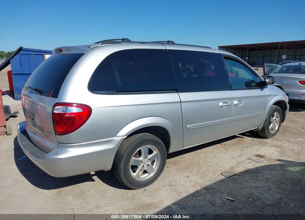 2006 DODGE GRAND CARAVAN SXT VIN: 2D4GP44L86R737115