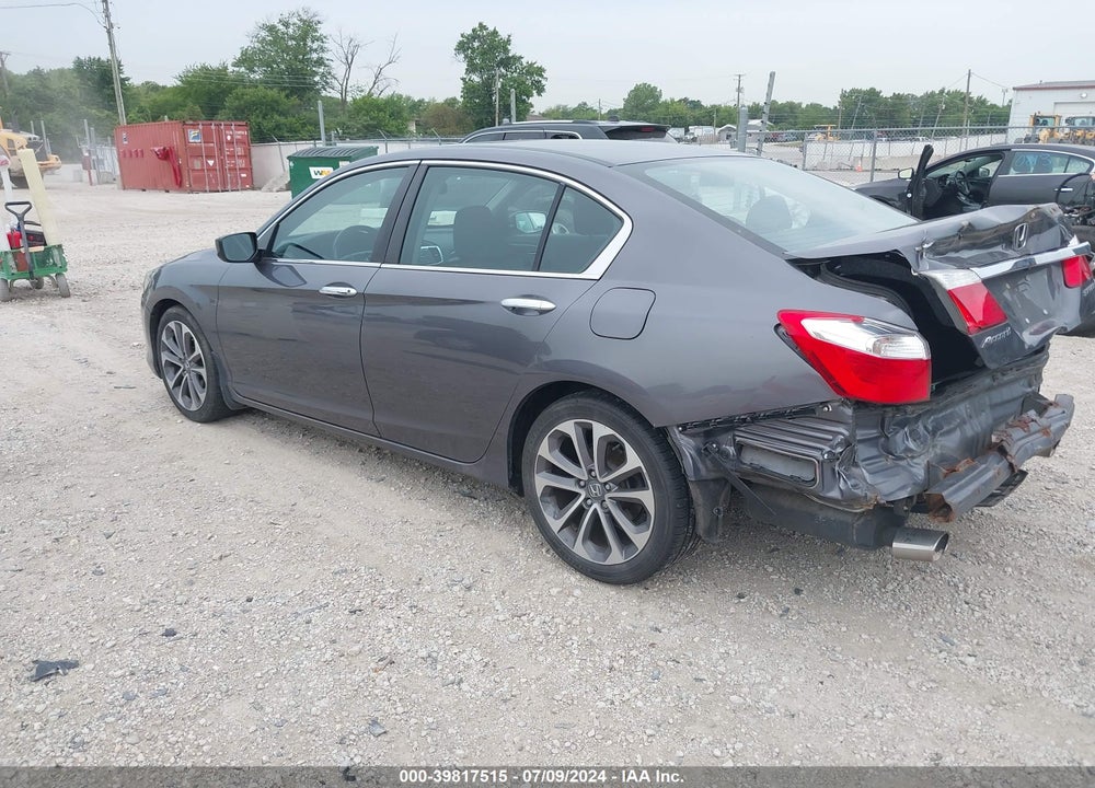2013 HONDA ACCORD SPORT VIN: 1HGCR2F52DA273377