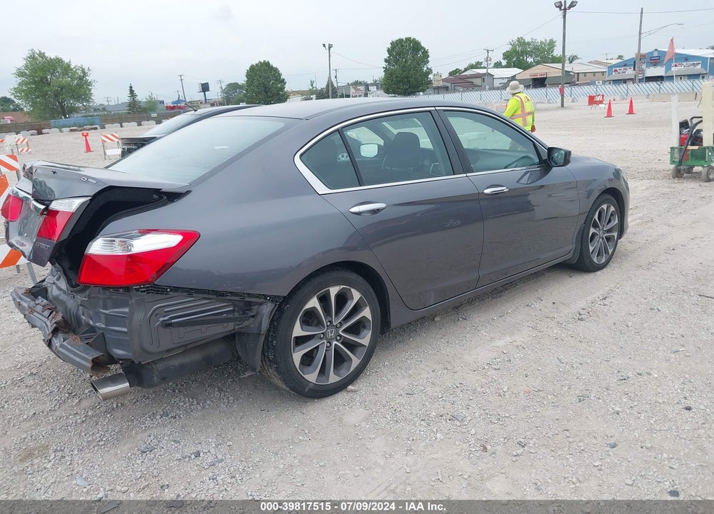 2013 HONDA ACCORD SPORT VIN: 1HGCR2F52DA273377
