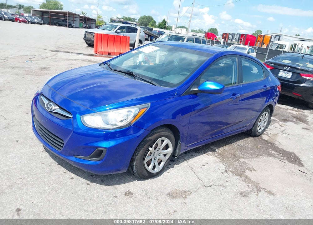 2013 HYUNDAI ACCENT GLS VIN: KMHCT4AE8DU560333