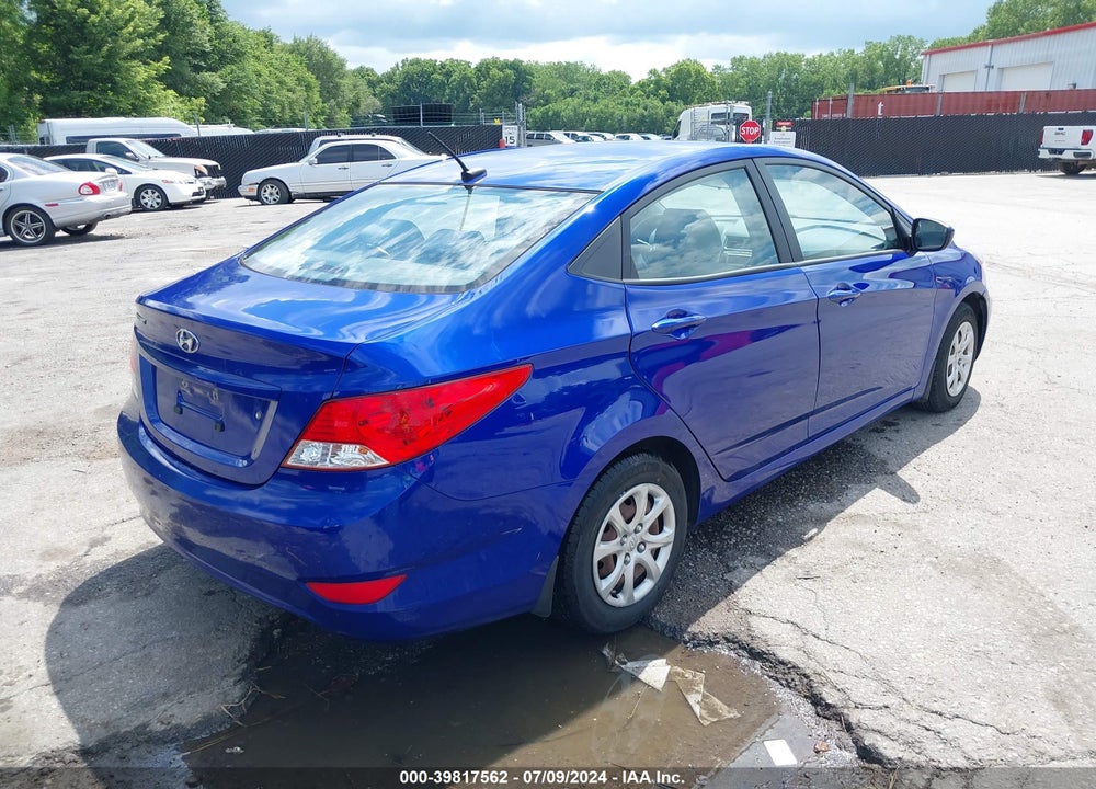 2013 HYUNDAI ACCENT GLS VIN: KMHCT4AE8DU560333