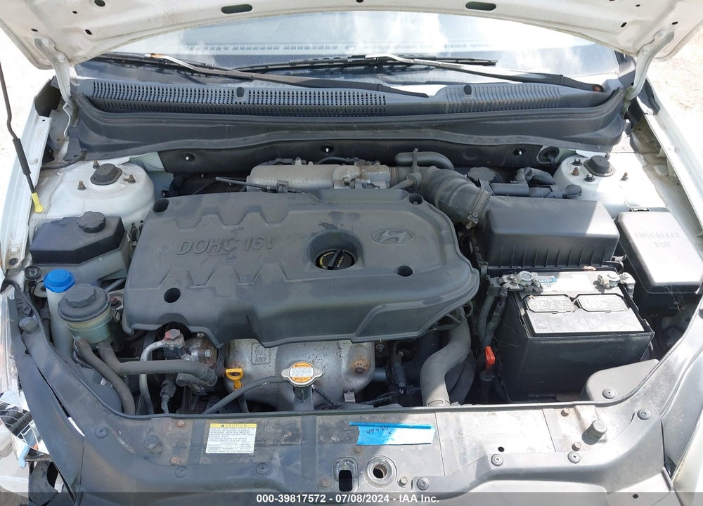 2008 HYUNDAI ACCENT GS VIN: KMHCM36C78U086928