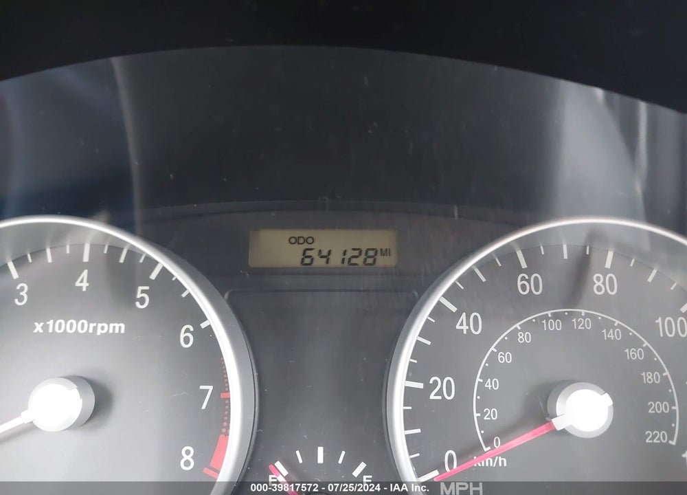 2008 HYUNDAI ACCENT GS VIN: KMHCM36C78U086928