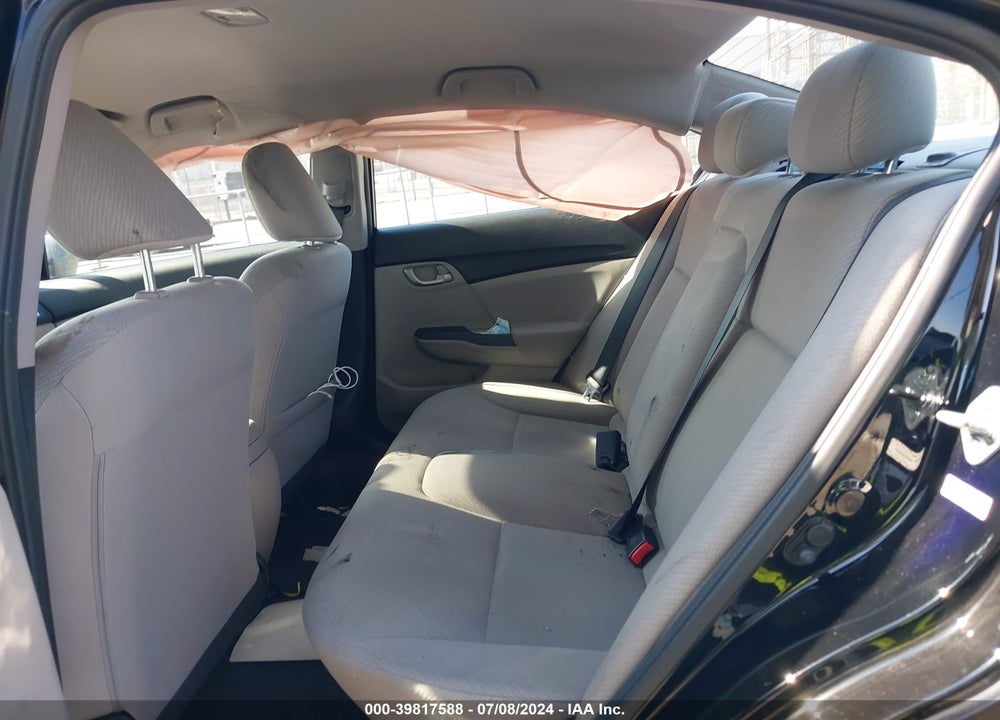 2013 HONDA CIVIC LX VIN: 19XFB2F53DE243074