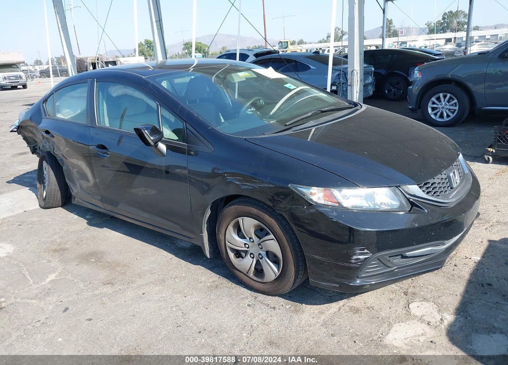 2013 HONDA CIVIC LX VIN: 19XFB2F53DE243074