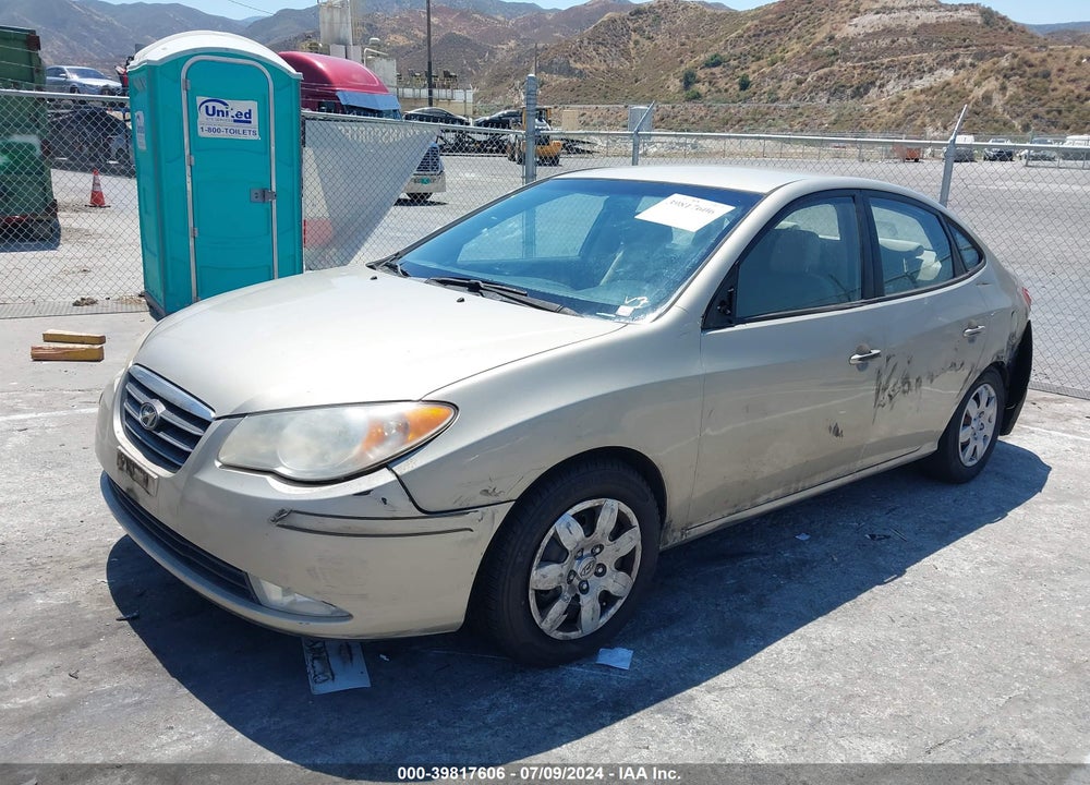 2008 HYUNDAI ELANTRA GLS/SE VIN: KMHDU46D38U330092