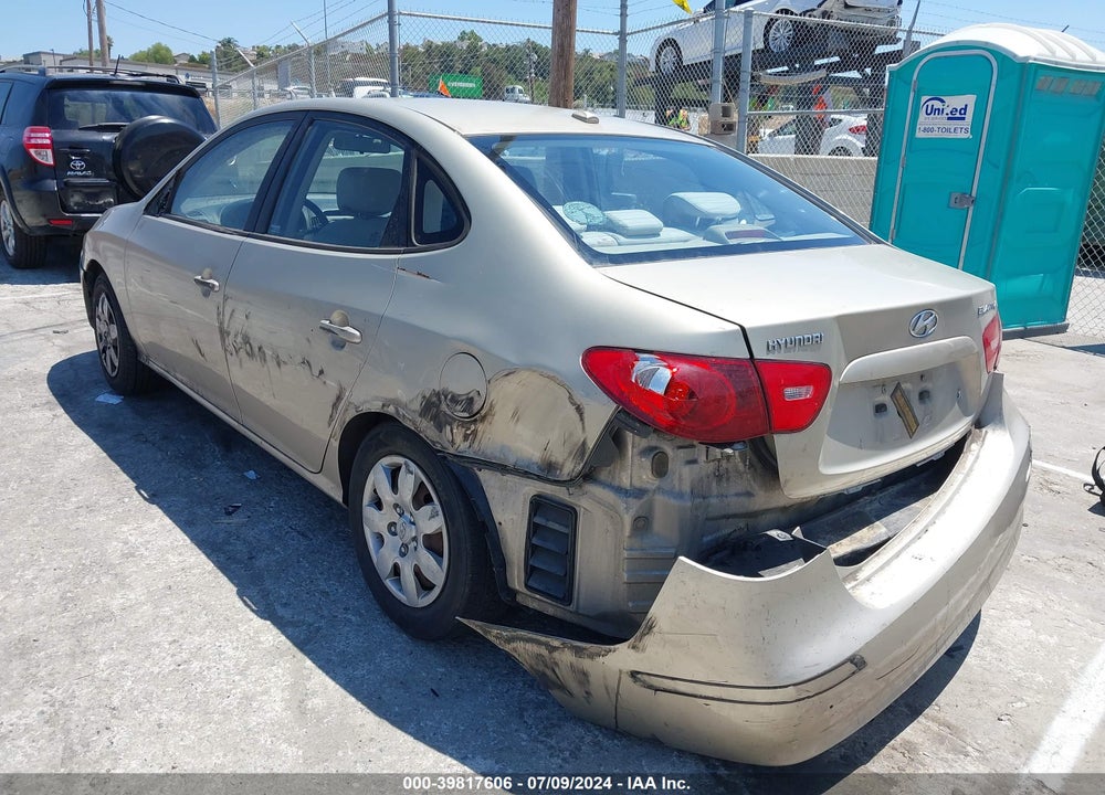 2008 HYUNDAI ELANTRA GLS/SE VIN: KMHDU46D38U330092
