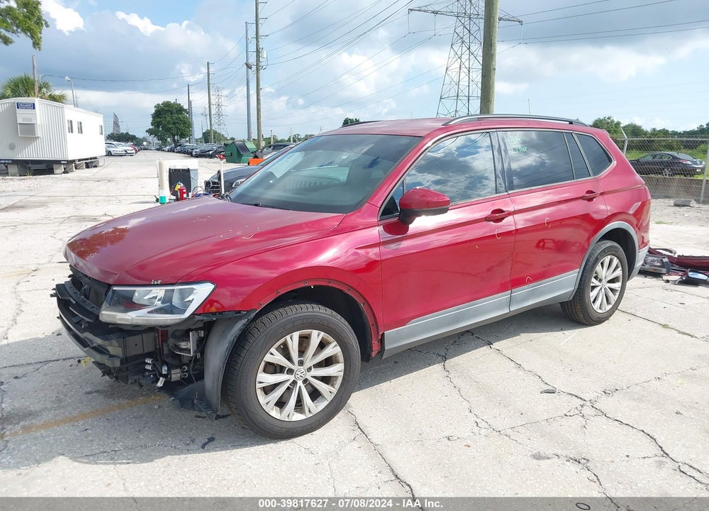 2018 VOLKSWAGEN TIGUAN 2.0T S VIN: 3VV1B7AX8JM043309