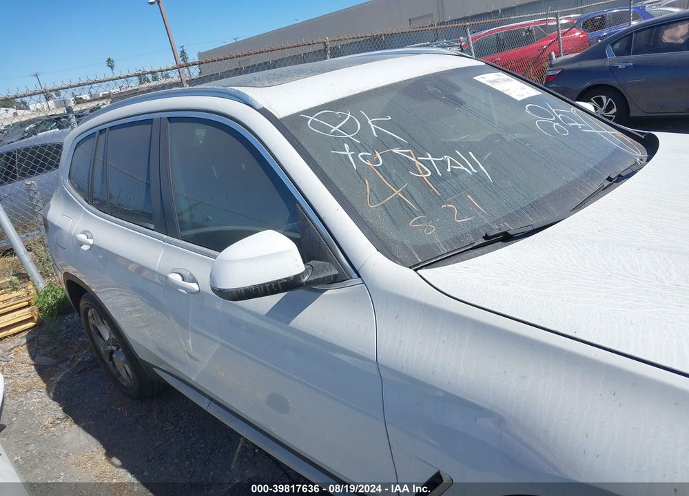 2022 BMW X3 VIN: 5UX43DP05N9K11766