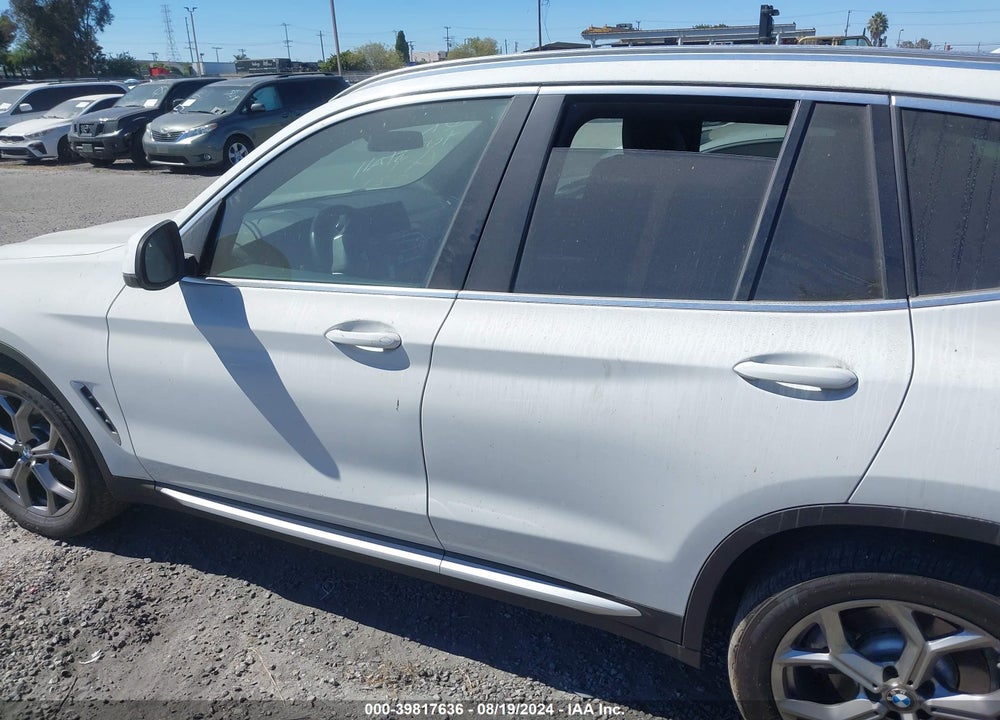 2022 BMW X3 VIN: 5UX43DP05N9K11766