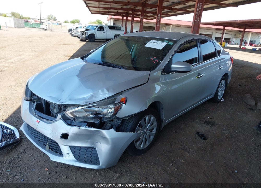 2017 NISSAN SENTRA SV VIN: 3N1AB7AP4HY403504