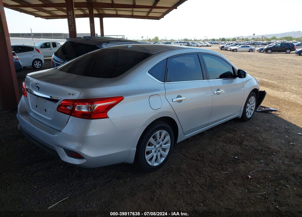 2017 NISSAN SENTRA SV VIN: 3N1AB7AP4HY403504