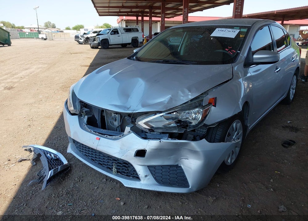 2017 NISSAN SENTRA SV VIN: 3N1AB7AP4HY403504