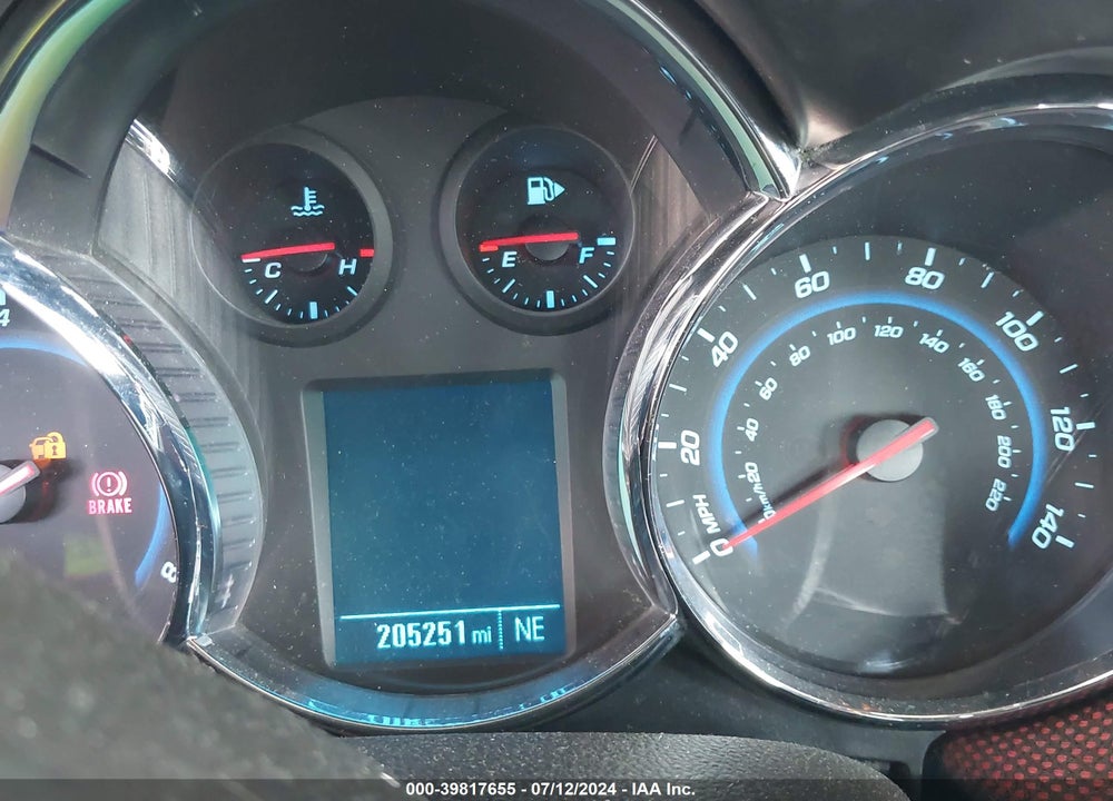 2014 CHEVROLET CRUZE 1LT MANUAL VIN: 1G1PD5SB6E7229806