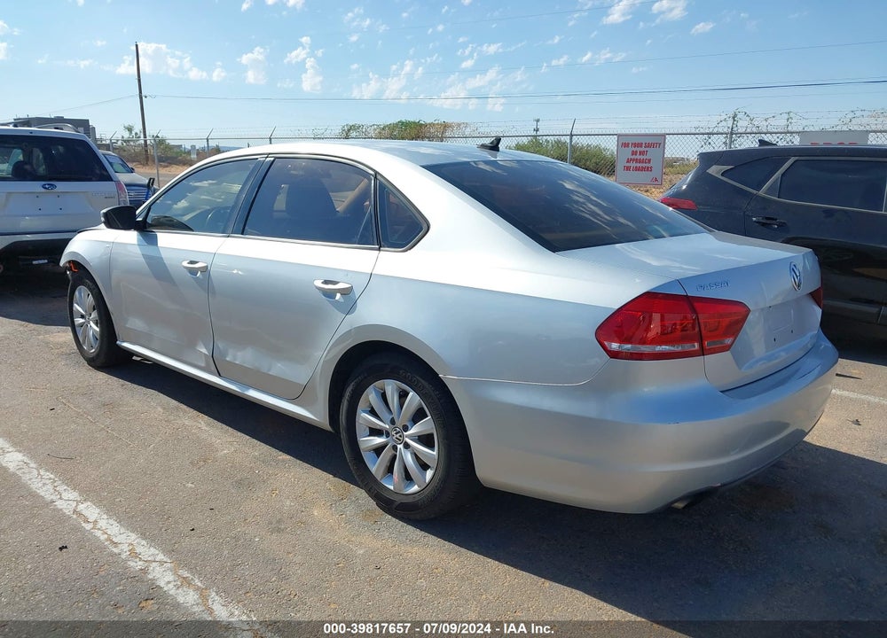 2014 VOLKSWAGEN PASSAT 1.8T WOLFSBURG EDITION VIN: 1VWAT7A34EC066552