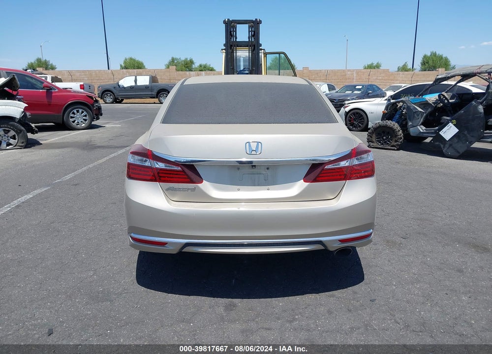 2016 HONDA ACCORD LX VIN: 1HGCR2F39GA181640